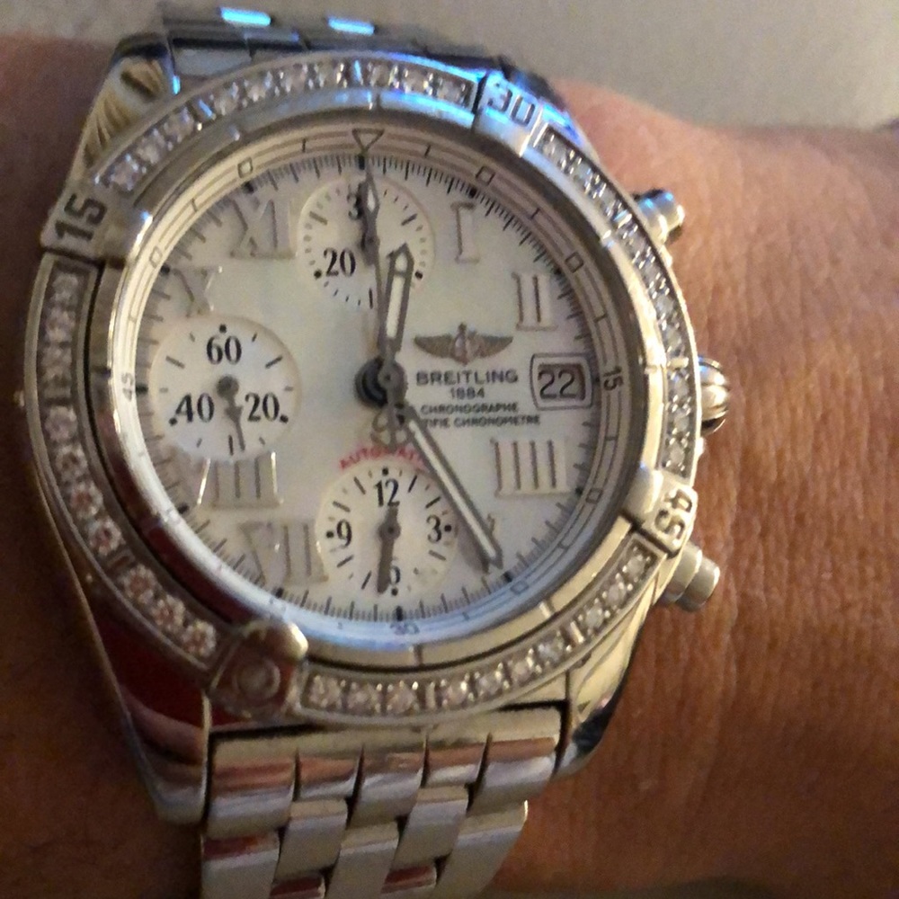 Breitling with diamonds from factory - Picture 2 of 4